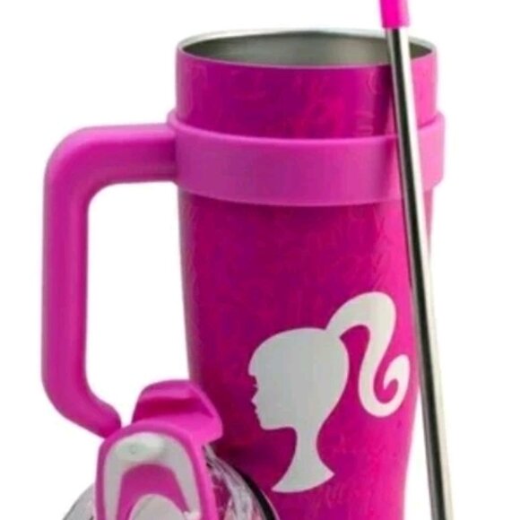 40 oz (1.2L) pink barbie double wall stainless steel  tumbler with - Picture 4 of 6